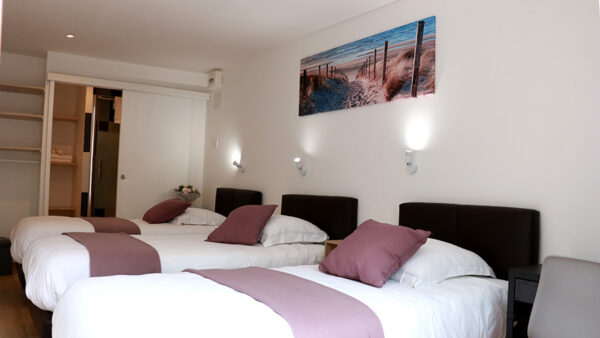Location de chambre pour trois personnes à Berck