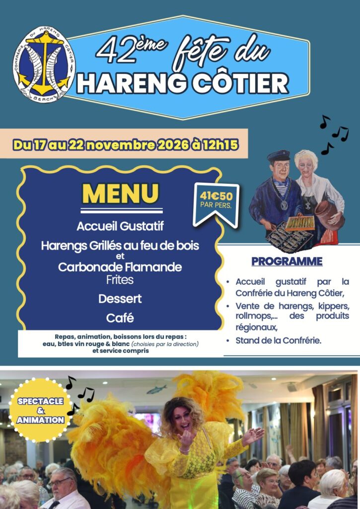 Festival du hareng côtier 2026 Chez Mireille a Berck